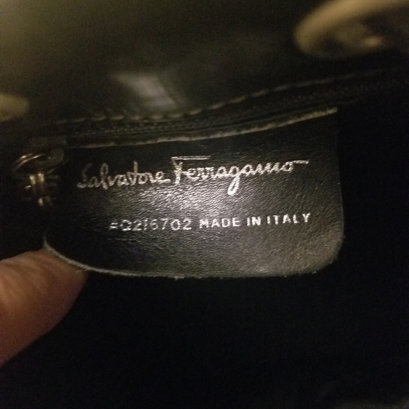 Salvatore Ferragamo Black Patent Leather Backpack - Picture 3 of 8